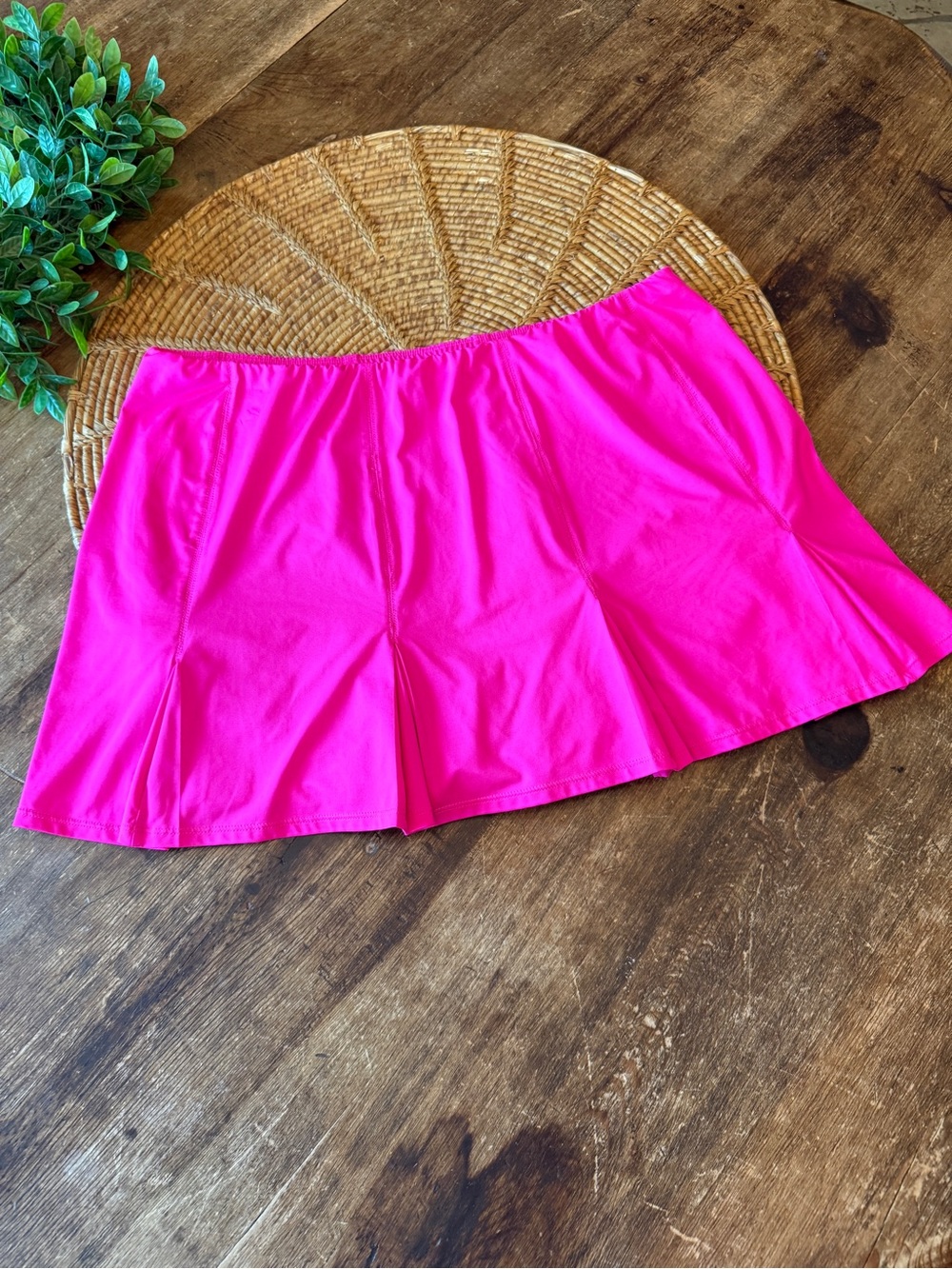 Tail Hot Pink Mini Skort with Elastic Waist